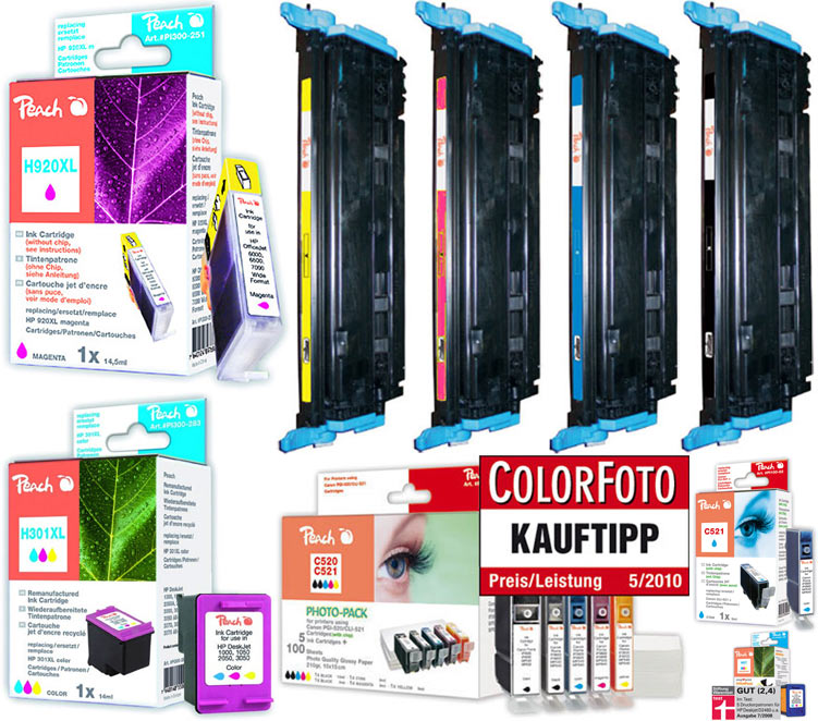 Farbe für Drucker